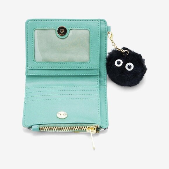 Studio Ghibli My Neighbor Totoro Soot Sprites Flower Mini Wallet Her Universe - Picture 8 of 9